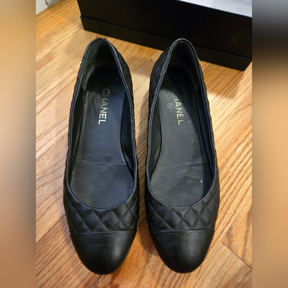 Chanel Black Ballet Flats